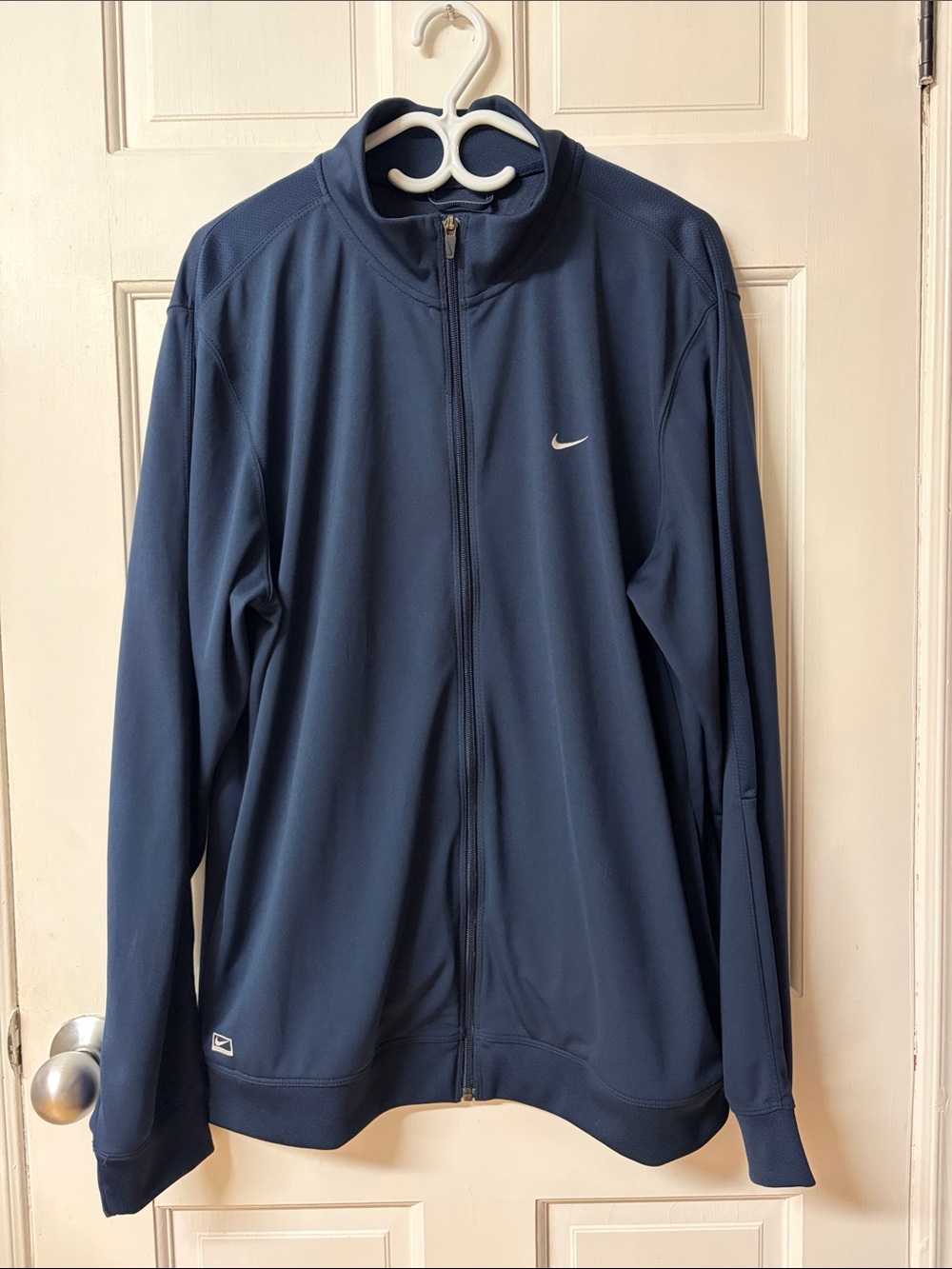 Nike Performance navy blue full zip track jacket men’s size XL